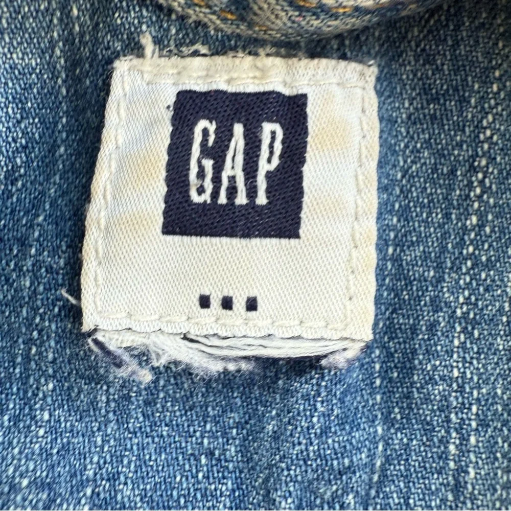 GAP Kids Blue Medium Wash Denim Button Classic Trucker Jean Jacket‎ Girl XL GUC